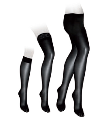 Tous nos produits de compression veineuse : bas, collants, chaussettes