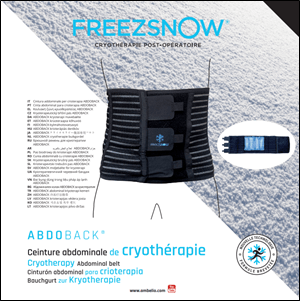 Ceinture Abdo Back avec poches de cryothérapie